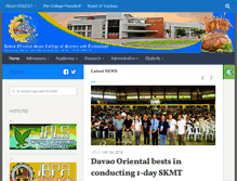 Tablet Screenshot of doscst.edu.ph